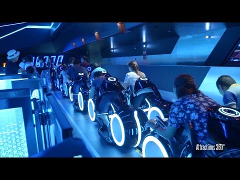 [HD] Amazing TRON Coaster Ride-through - Shanghai Disneyland