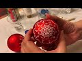 Tutorial Red Glass Mandala Christmas Ornament By Gitka Schmidtova