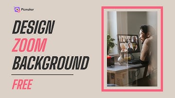 Zoom Virtual Background - How to Design for FREE in 5 Minutes