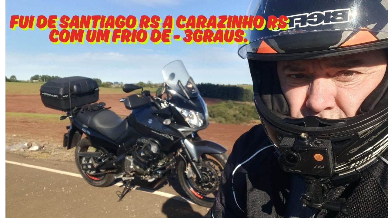 FUI DE SANTIAGO RS A CARAZINHO RS, COM MENOS 3 GRAUS DE FRIOOO