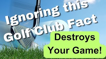 You Will Never Improve Your Golf Swing if you Don