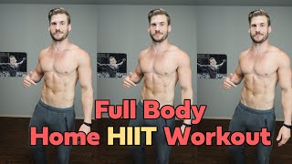 Fast Full Body HIIT Workout at Home! (No Equipment Needed)