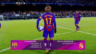 The most beautiful goals of Barcelona in the quarter finals of the Spanish Cup against Seville