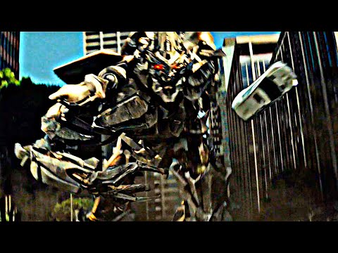 TRANSFORMERS 2007 | Megatron chasing Sam | full HD 4K