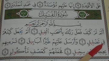 Tajweed of Juz 'Amma - Session 28 - Reading Surah Al-Fil سورة الفيل‎‎ - By Shaykh Hosaam