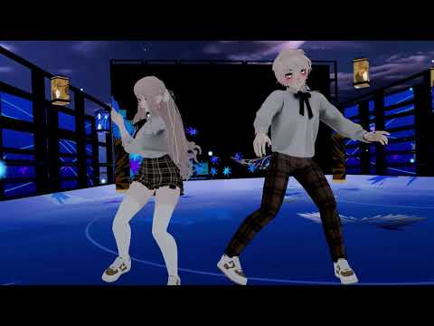 【VRChat 】 MMD Dance World -ELECT  【Avater】SABUROU  And SATSUKI
