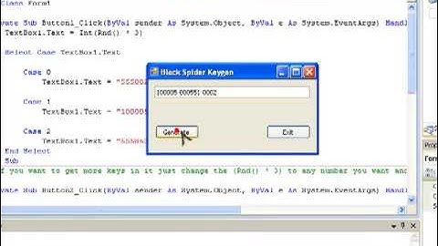 How To Make Keygen In Visual Basic 2008