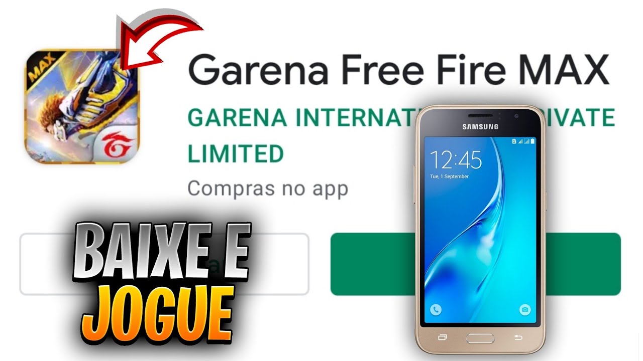 Como Jogar o Novo Free Fire MAX em qualquer Celular! Garena Free Fire MAX 