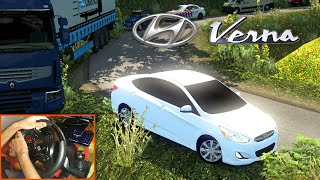 Hyundai Verna On Hairpin Bend Ghat Roads | Hyundai Verna Driving In Ghat Section | ETS2 Car Mods screenshot 2