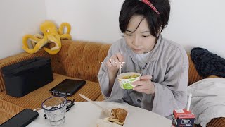 Vlog：一人暮らしのご飯に革命が起きた！｜冷蔵庫の中身＆100均グッズで整理｜蒸篭がすごい｜寝具を新調｜一人暮らしの日常