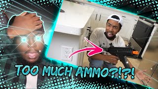IS HE GONNA RELOAD?! | The Escape Reacts to CalebCity "Guns in movie scenes."