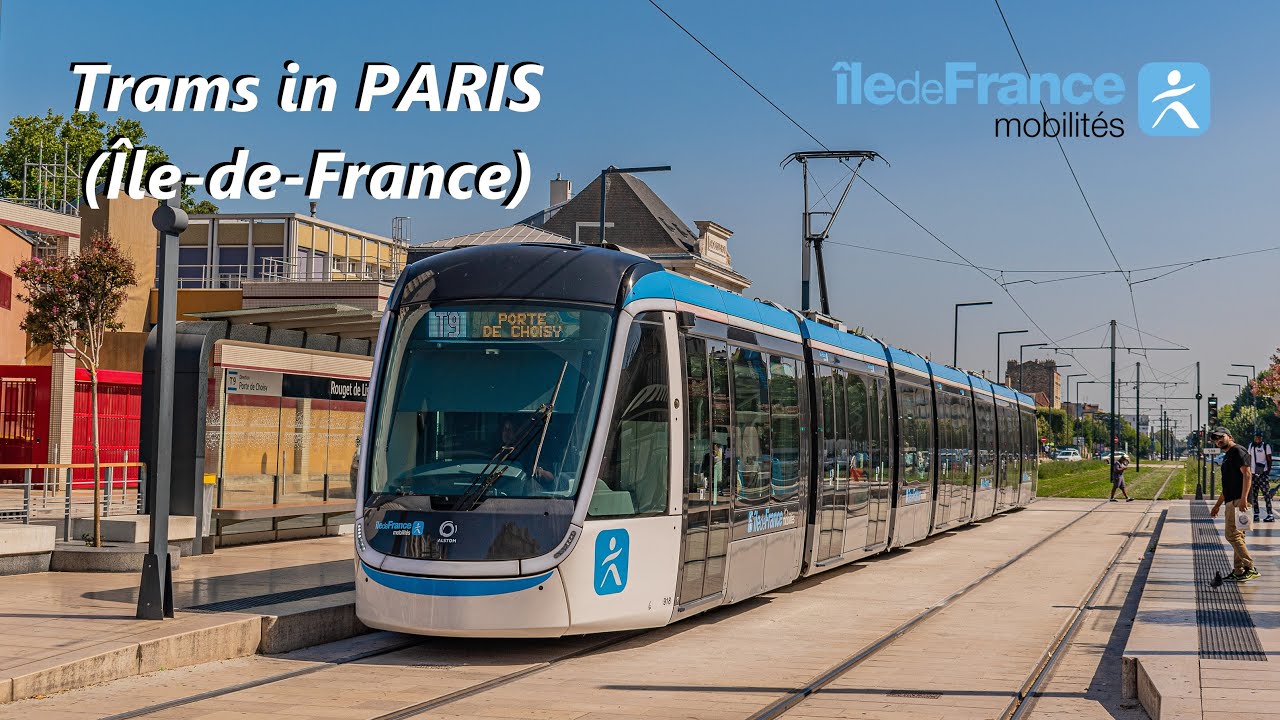 Trams in Paris (Île-de-France) - 2025