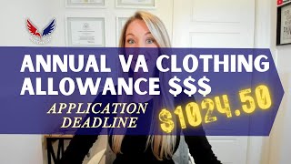 $1,024.50 - 2025 VA Special Compensation Benefit - Clothing Allowance #Apply #Qualify #VAbenefits