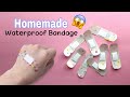 How to make bandage without double sided tape  diy bandage  homemade bandage