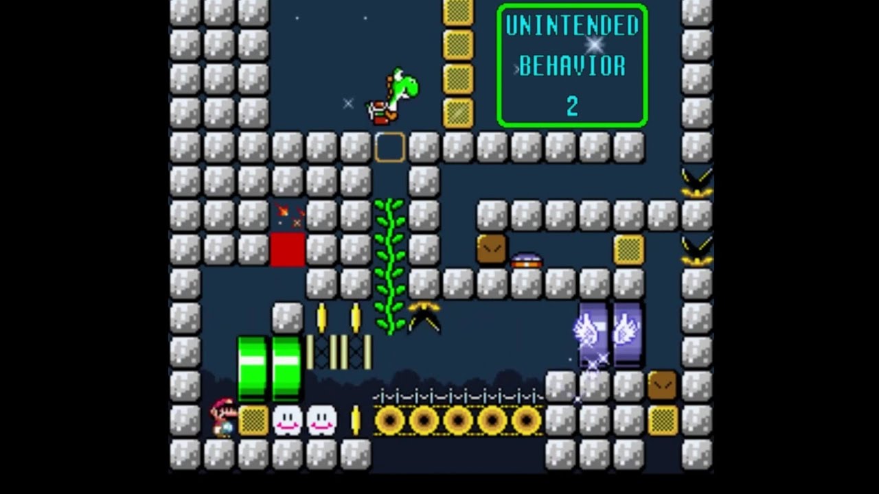 UNINTENDED BEHAVIOR 2 SMW HACK