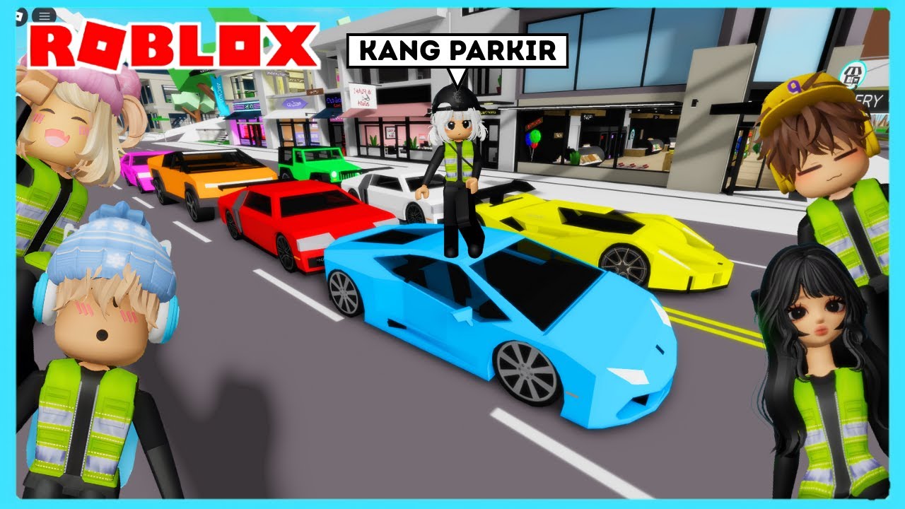 Bang Boy Dan Caca Jadi Tukang Parkir Mobil Mewah Di Roblox Brookhaven ft @Shasyaalala