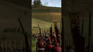 Otomo Gunners vs 9,000 Ikko-Takeda Soldiers #shorts #totalwar #gaming #shogun2