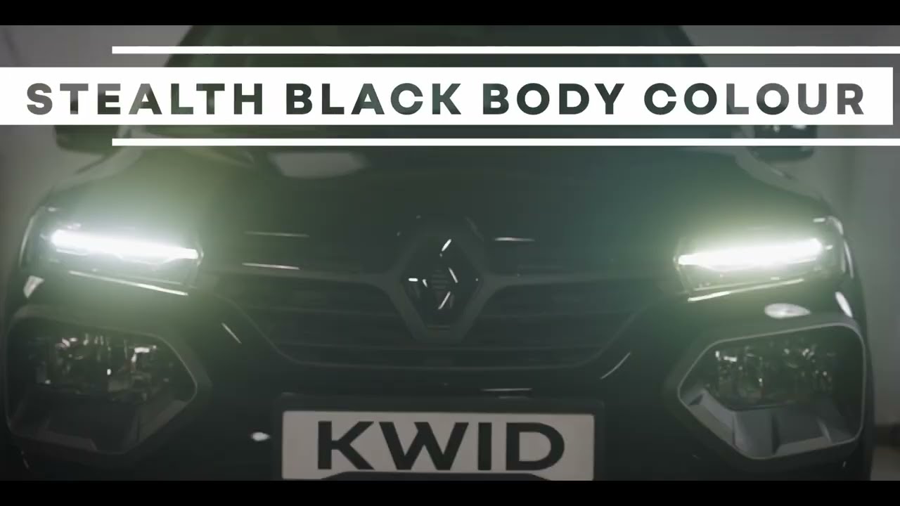 Urban Night Limited Edition New Features Renault Kwid