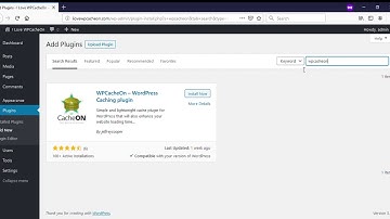 How to install WordPress plugin from the admin dashboard