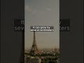 The Eiffel Tower Grows in Summer #shorts