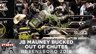 J.B. Mauney Gets BROKEN FIBULA After Getting Bucked Out of Chutes | 2019