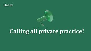 Add your voice to the 2026 Private Practice Report