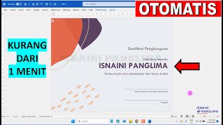 Cara Membuat Sertifikat atau Undangan Hanya Bermodalkan Microsoft Word