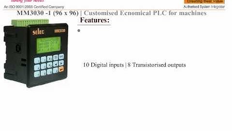 SELEC MM3030-1 PROGRAMMABLE LOGIC CONTROLLER