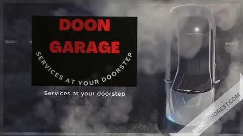Doon Garage logo Intro