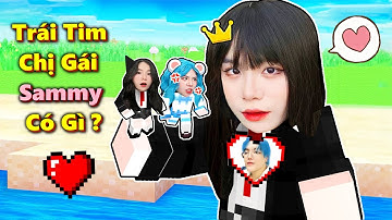 Mèo Simmy Đột Nhập Vào TRÁI TIM THÍCH VÀ GHÉT Của Chị Gái Sammy Trong Minecraft