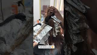 Foil stick color❤️‍🔥❤️‍🔥 #estilistaprofesional #highlights #haircolour #followformore