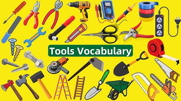 Tools Names with Pictures | List of Tools in English | Tools Vocabulary