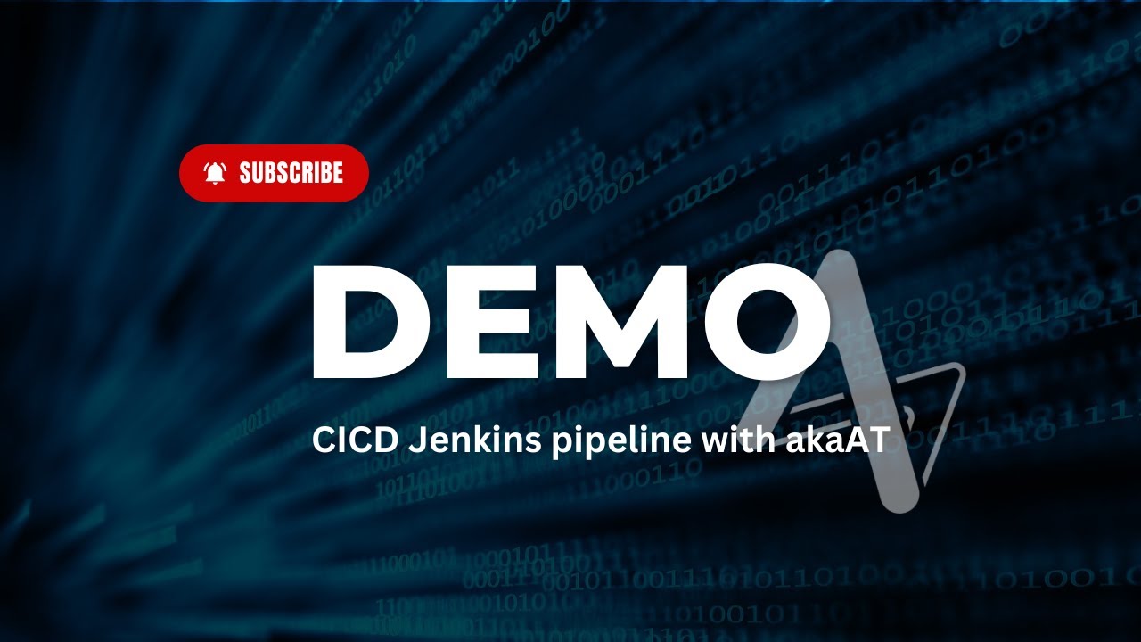 CICD Jenkins pipeline with akaAT - YouTube