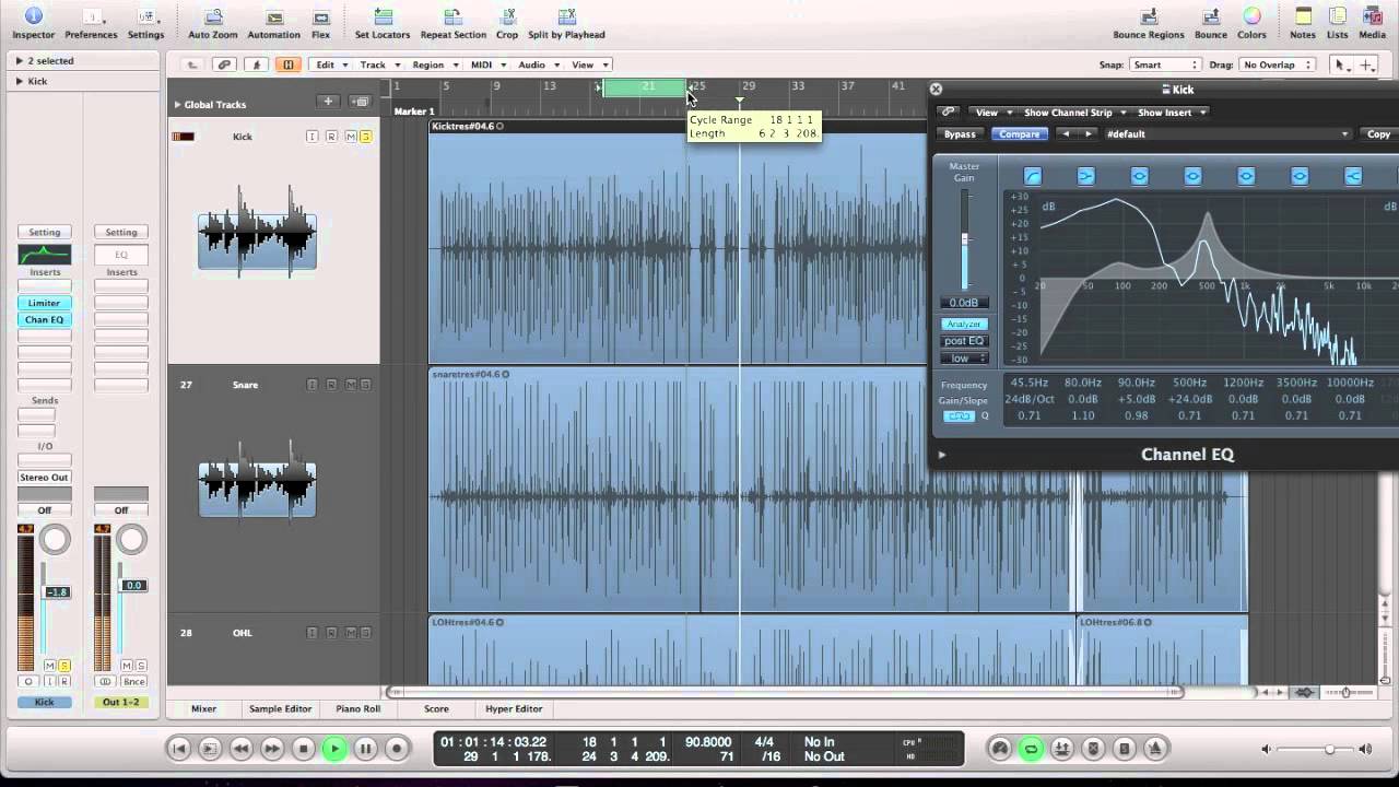 5 EQing a Kick Drum.mov YouTube