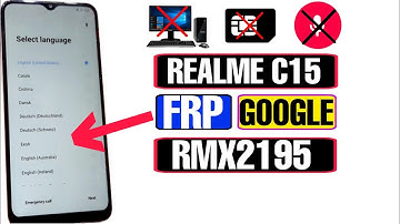 Realme C15 (RMX2195) FRP Bypass Android 11 | New Trick 2022 | Realme C15 Ka FRP Lock Kaise Kholen