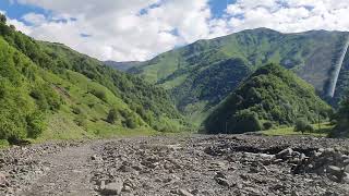 Road in the river. #gudamakari #sakartvelo #georgia #travel #travelingeorgia