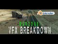 Warzone set extension blender vfx breakdown live action shot