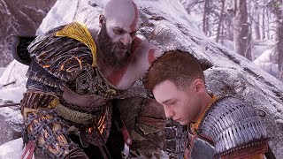 Kratos Teaches Atreus How to Grieve Brok - God of War Ragnarok Best Father Son Scene