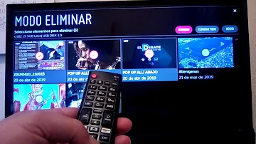 ¿Cómo borro las grabaciones de mi televisor LG?