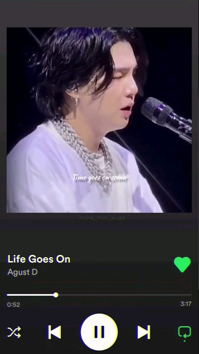 Life Goes On #suga #슈가 #agustd #sugaedit #fypシ #viral #sugabts #minyoongi #minsuga #bts #fyp #yoongi