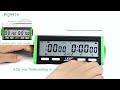LEAP Professional Chess Clock PQ9918 - Manual Setup