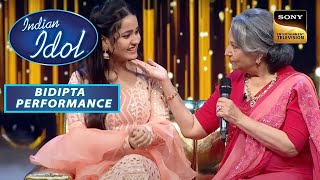 Bidipta की Personality ने किया Sharmila Ji को Impress | Indian Idol Season 13 | Bidipta Performance