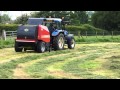 Round baling with a Vicon baler