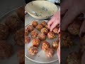 Delicious sizzling Korean style meatballs made in the air fryer!
