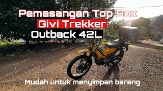 Pasang Topbox Pada Aveta Ranger Max | Givi Trekker Outback 42L