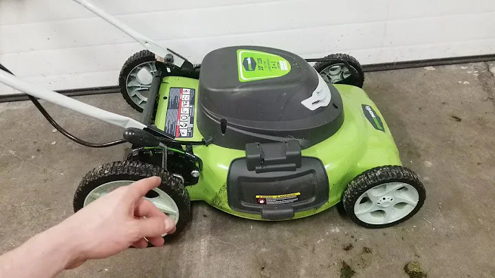 How to Clean and Maintain Electric Lawn Mower (Greenworks 20")