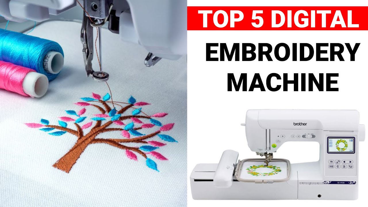 Top 5 Best Embroidery Machine of 2023 [Top 5 Embroidery Machine Brand]💯