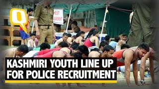 The Quint: Jammu & Kashmir Police Holds Recruitment Drive in Srinagar
