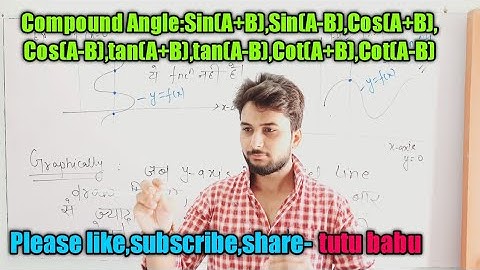 iitjee-main/Advance:Compound Angles in T-Ratios.