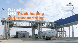 LNG truck loading and transportation | Wärtsilä